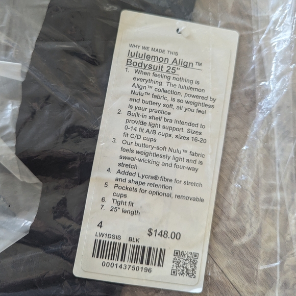 Lululemon Align Bodysuit 25" - Picture 3 of 4